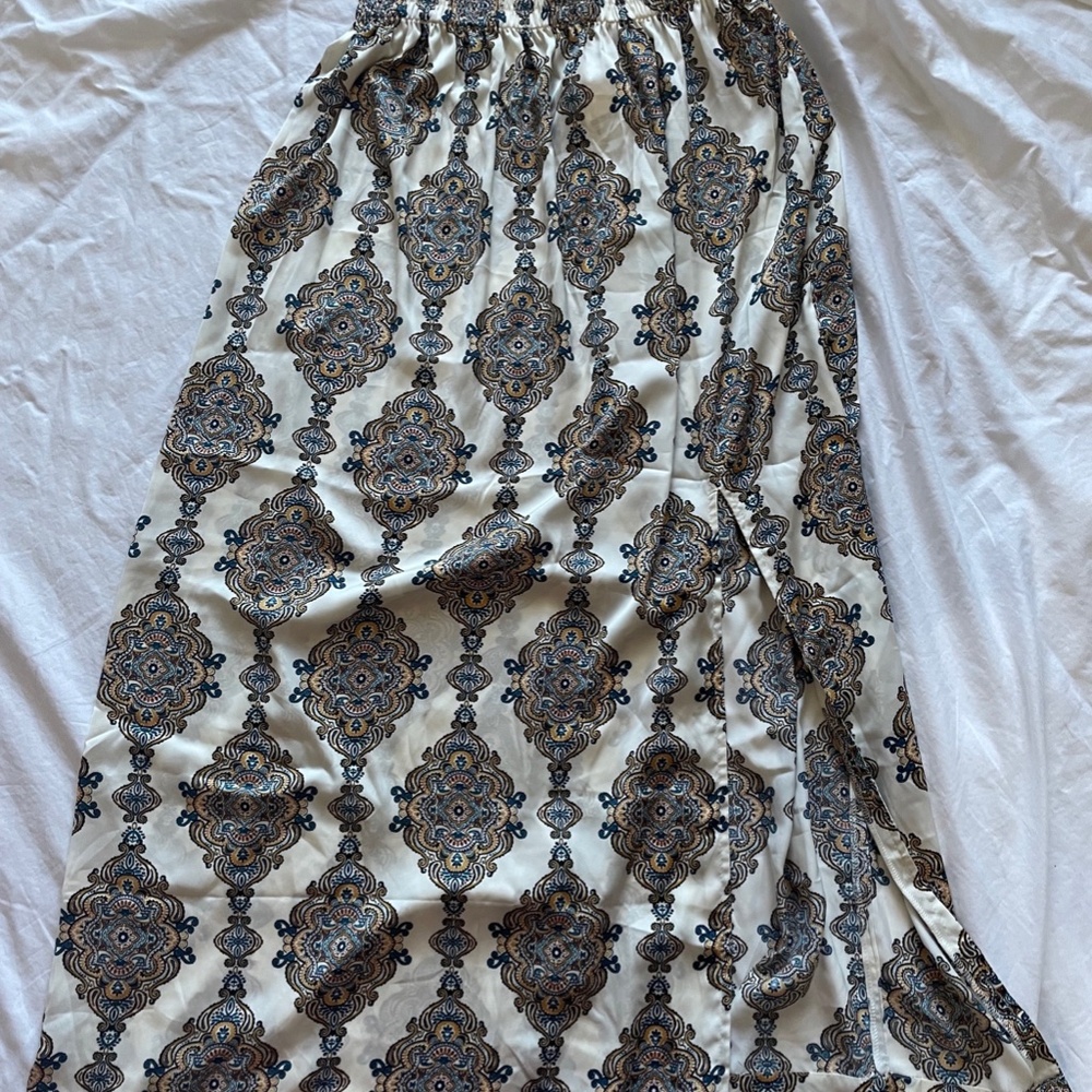 H&M patterned midi/maxi skirt
